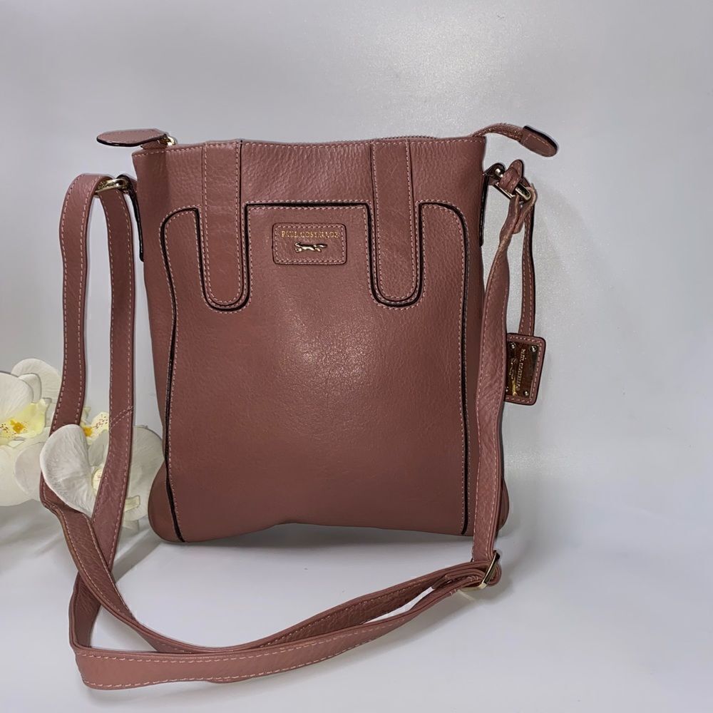 Beautiful! 🌹 Paul Costellos Leather Crossbody Mauve Small